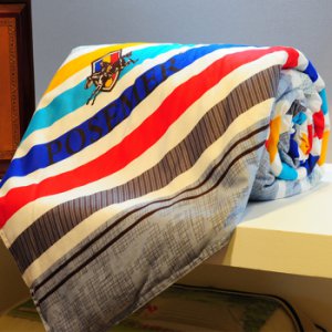 祥怡蠶絲被春秋被冬被兒童被學(xué)生被子被芯宿舍被子午休被 彩色條紋 100%桑蠶絲2斤 160*210cm