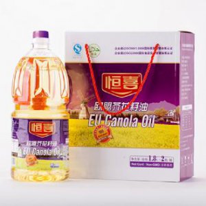 恒喜油歐盟進(jìn)口芥花籽油   雙低菜籽食用油